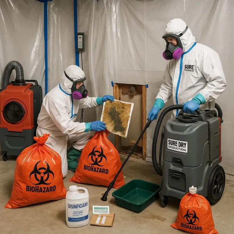Contaminated Water Handling Protocols process in Crestline, OH