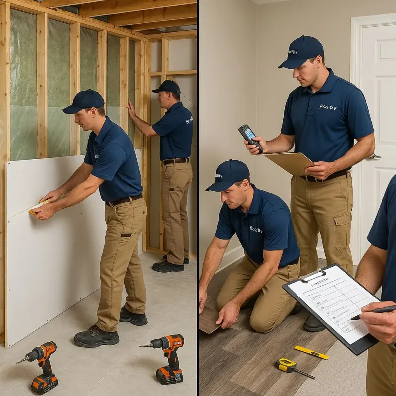 Repairs and Reconstruction process in Crestline, OH