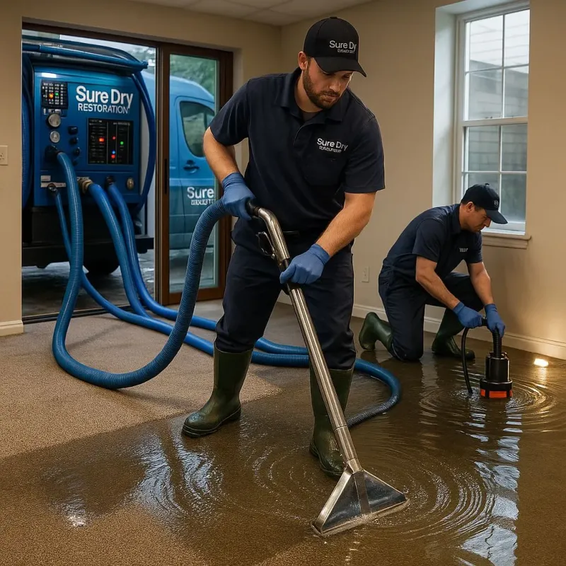 Water Extraction and Removal process in Crestline, OH